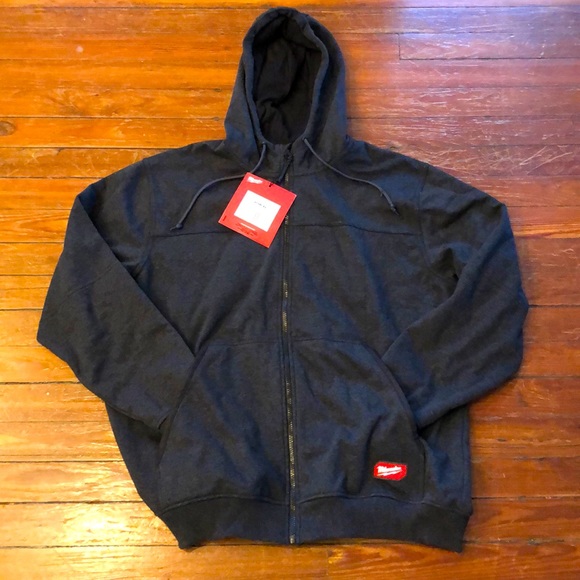 Hooded Sweatshirt Full Zip Jacket Xl 